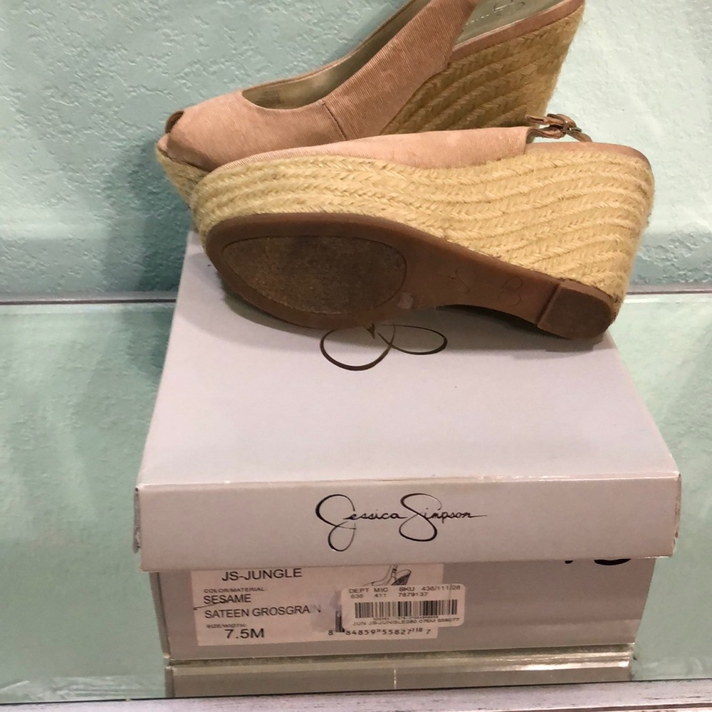 Jessica Simpson sesame colored espadrilles - Picture 5 of 8